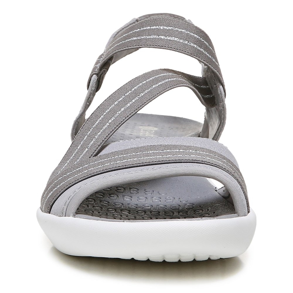 Bzees Chance Sandal - Silver Shimmer Fabric  Bzees Chance Sandal - Silver Shimmer Fabric