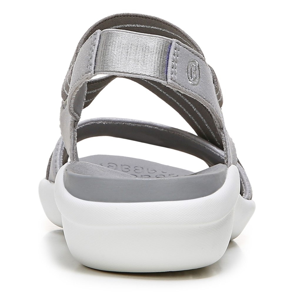 Bzees Chance Sandal - Silver Shimmer Fabric  Bzees Chance Sandal - Silver Shimmer Fabric