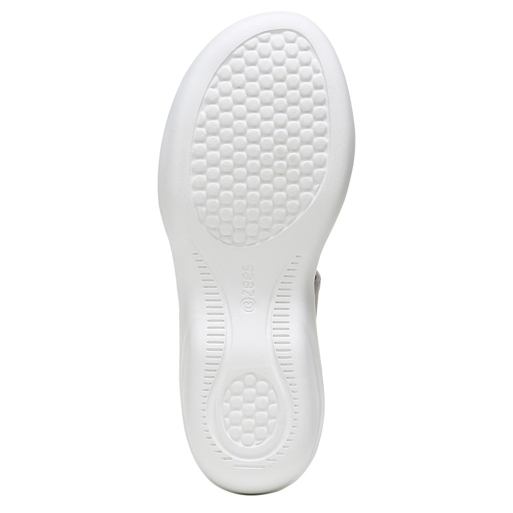 Bzees Chance Sandal - Silver Shimmer Fabric  Bzees Chance Sandal - Silver Shimmer Fabric