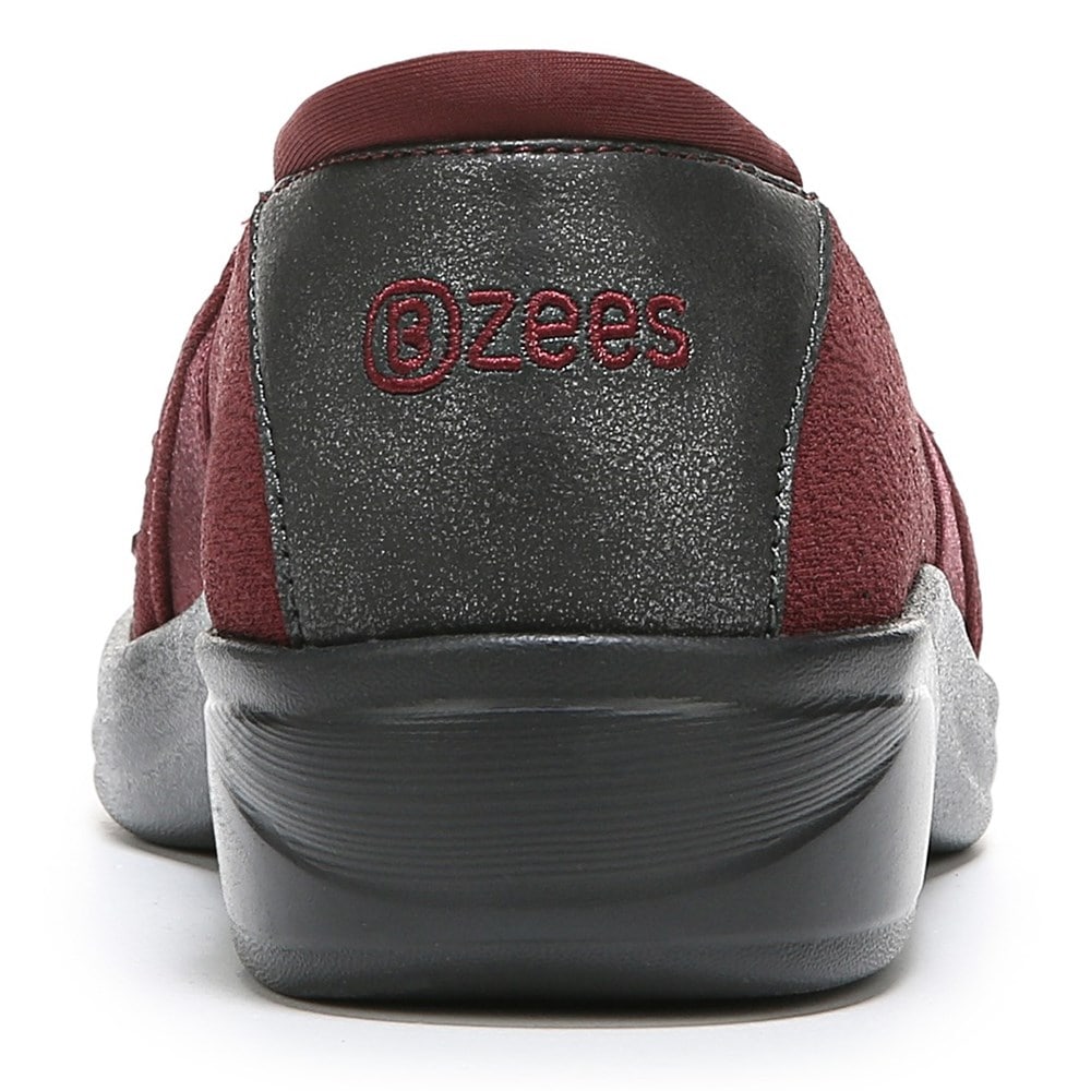 Bzees Poppyseed Slip On - Red Rhinestone Fabric