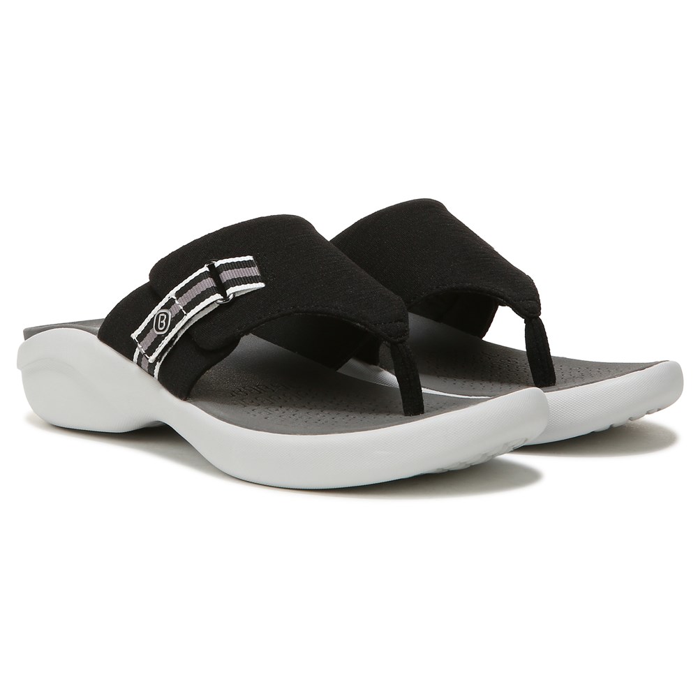 Bzees Camp Out Wedge Sandal - Black Fabric  Bzees Camp Out Wedge Sandal - Black Fabric