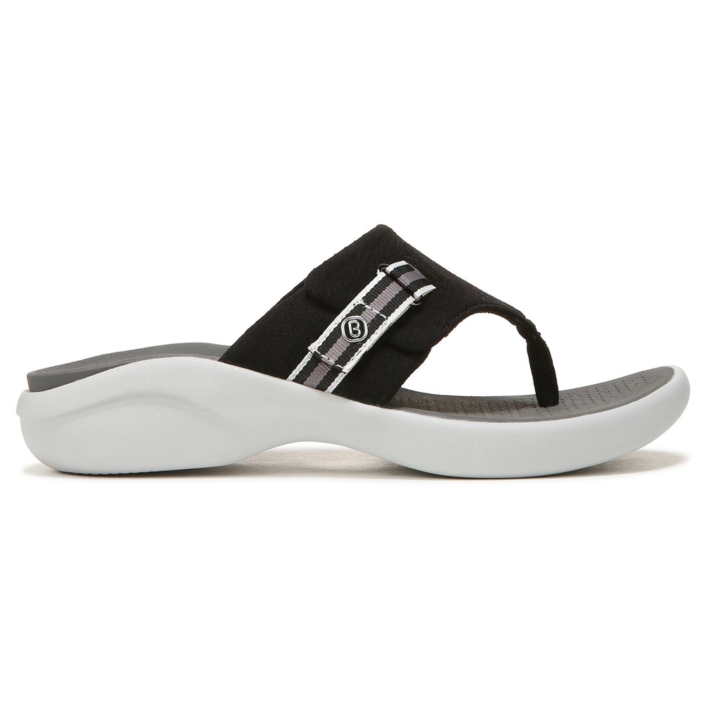 Bzees Camp Out Wedge Sandal - Black Fabric  Bzees Camp Out Wedge Sandal - Black Fabric