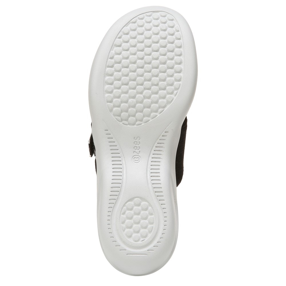 Bzees Camp Out Wedge Sandal - Black Fabric  Bzees Camp Out Wedge Sandal - Black Fabric