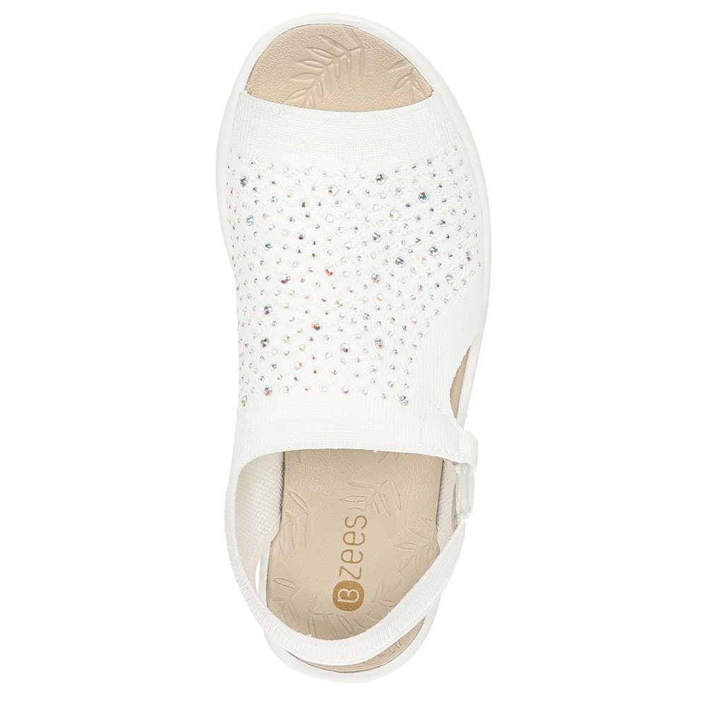 Bzees Star Bright Sandal - White Bzees Star Bright Sandal - White