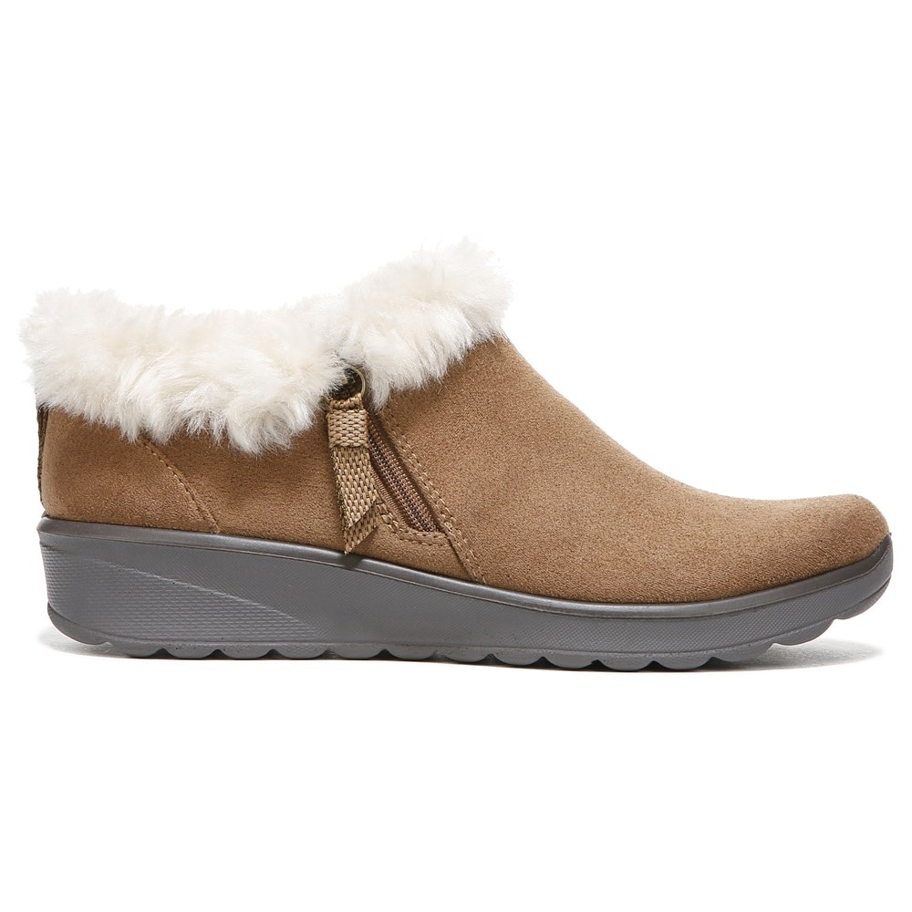 Bzees Genuine Shootie - Toffee Brown Fabric