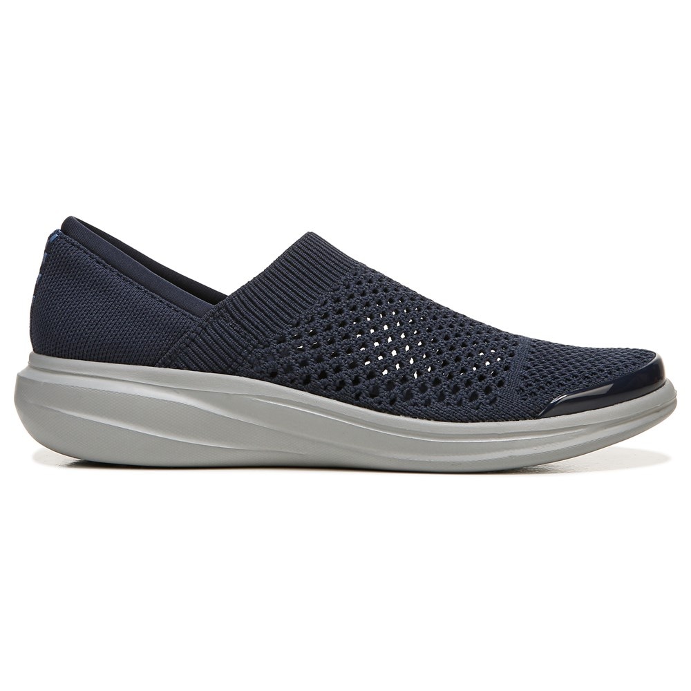 Bzees Charlie Knit Slip On - Navy