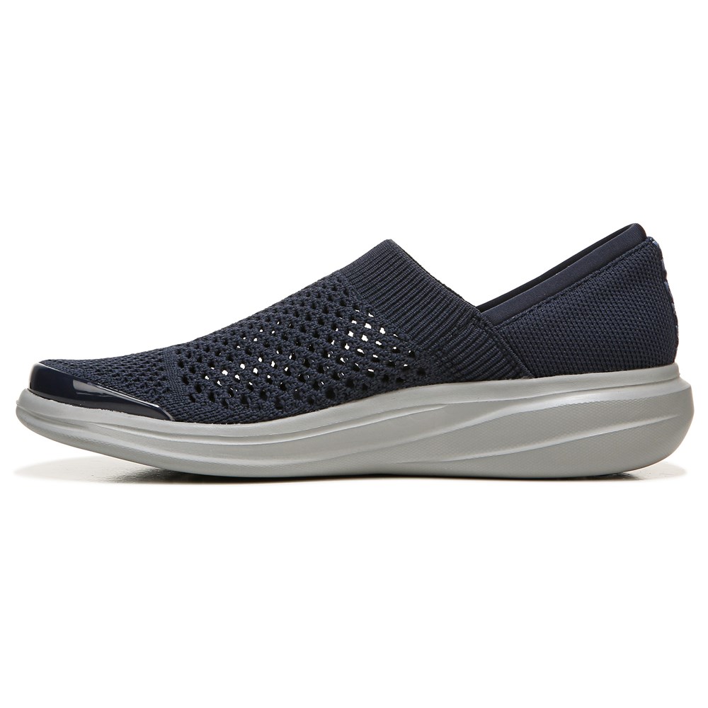 Bzees Charlie Knit Slip On - Navy