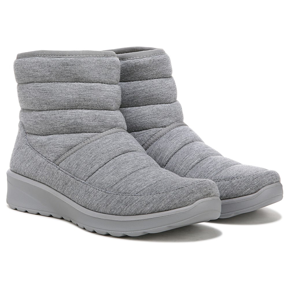 Bzees Glacier Bootie - Grey Fabric