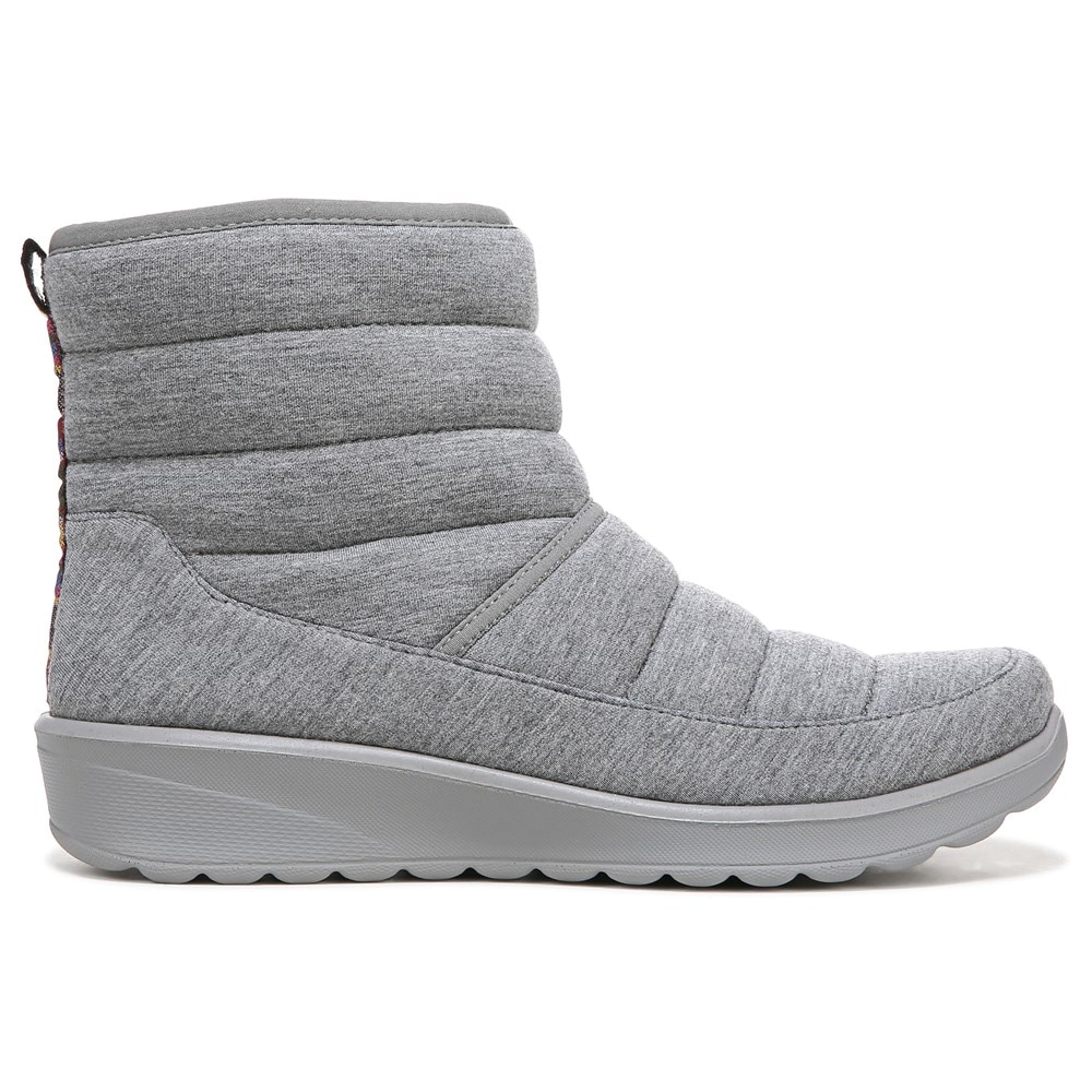 Bzees Glacier Bootie - Grey Fabric Bzees Glacier Bootie - Grey Fabric