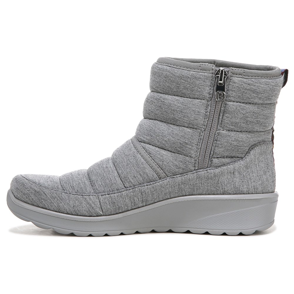 Bzees Glacier Bootie - Grey Fabric Bzees Glacier Bootie - Grey Fabric