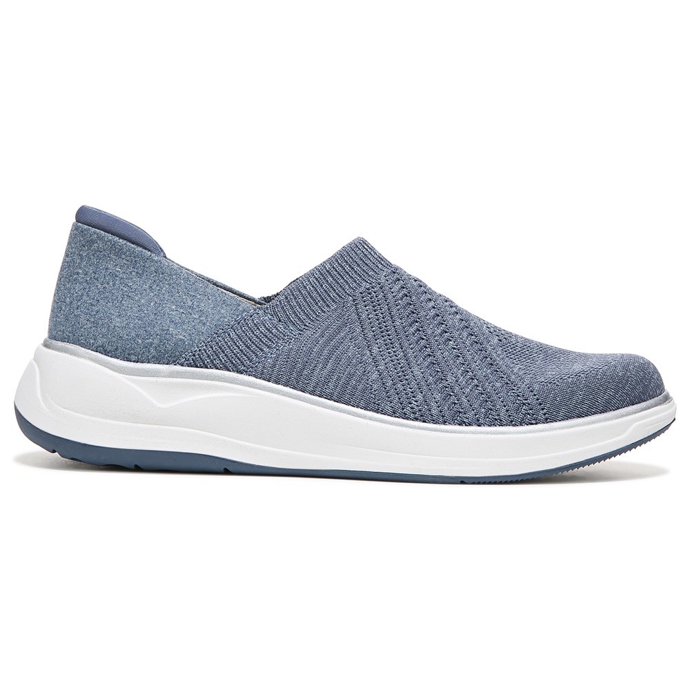 Bzees Triumph Slip On - Ash Blue Fabric