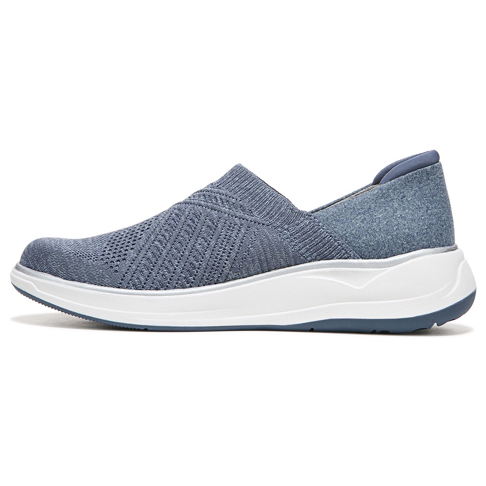 Bzees Triumph Slip On - Ash Blue Fabric