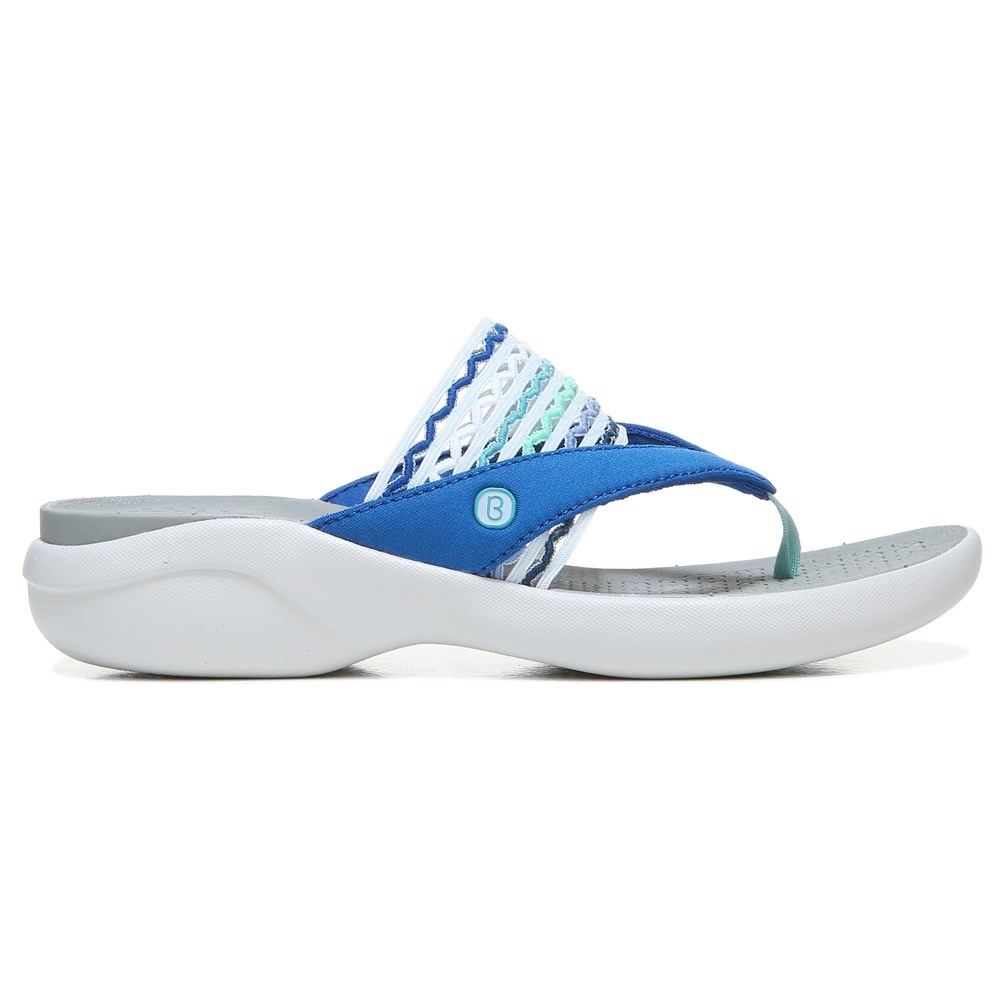 Bzees Cabana Flip Flop Sandal - Blue Ripple Gore  Bzees Cabana Flip Flop Sandal - Blue Ripple Gore