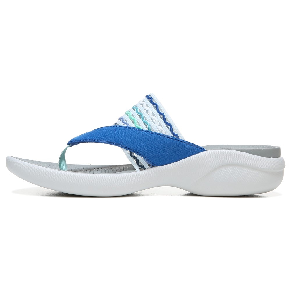 Bzees Cabana Flip Flop Sandal - Blue Ripple Gore  Bzees Cabana Flip Flop Sandal - Blue Ripple Gore