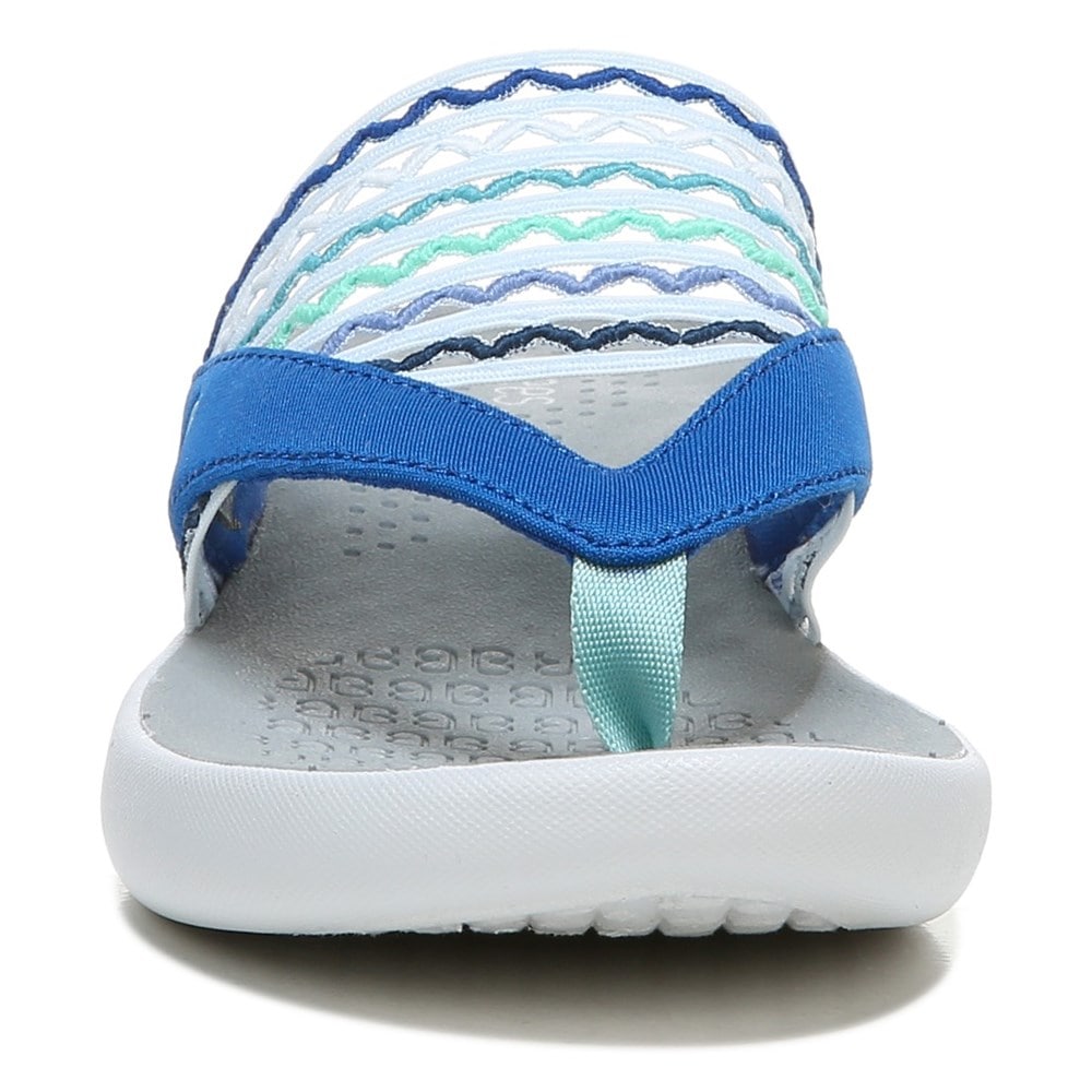 Bzees Cabana Flip Flop Sandal - Blue Ripple Gore  Bzees Cabana Flip Flop Sandal - Blue Ripple Gore