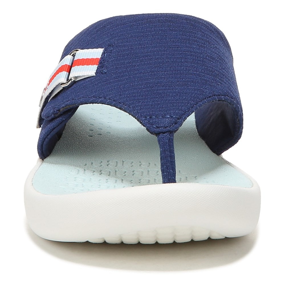 Bzees Camp Out Wedge Sandal - Blue Fabric Bzees Camp Out Wedge Sandal - Blue Fabric