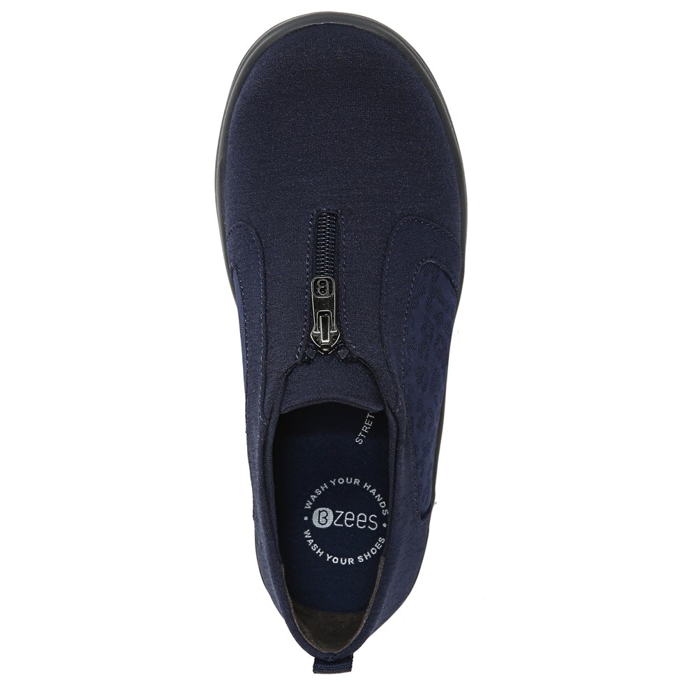 Bzees Poetic Sneaker - Navy Fabric