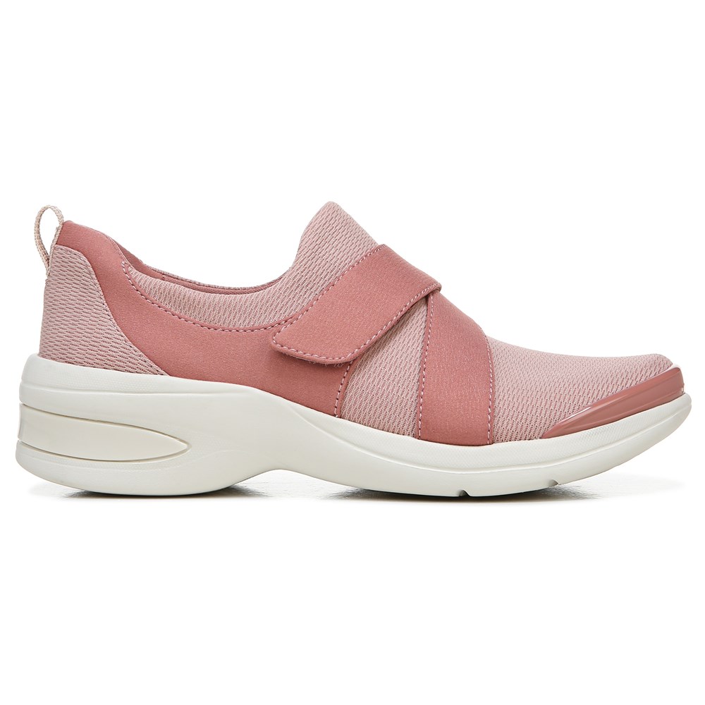 Bzees Refresh Slip On Sneaker - Canyon Clay Pink Fabric