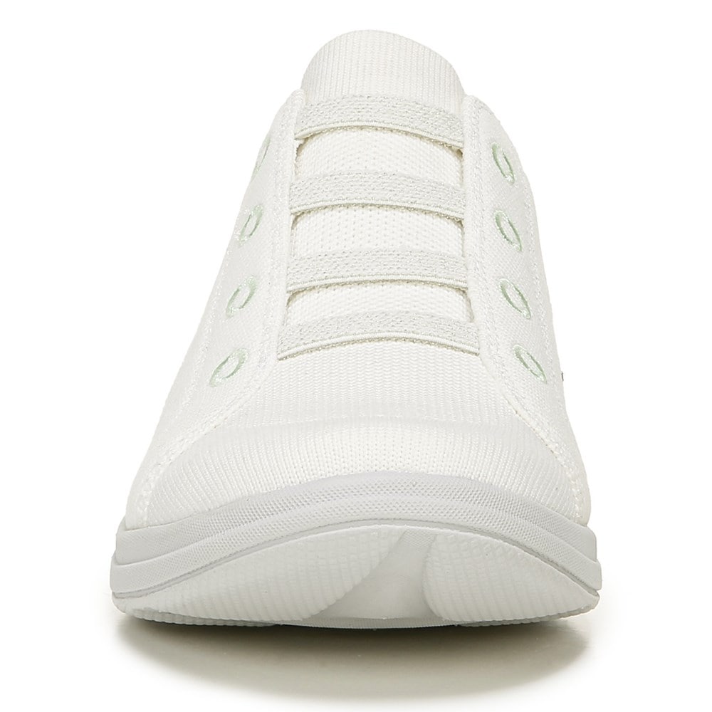 Bzees Golden Knit Slip On Sneaker - Brilliant White