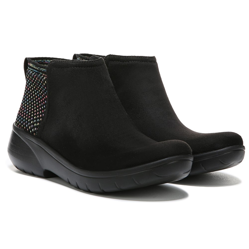 Bzees Karma Bootie - Black Rainbow Microfiber  Bzees Karma Bootie - Black Rainbow Microfiber