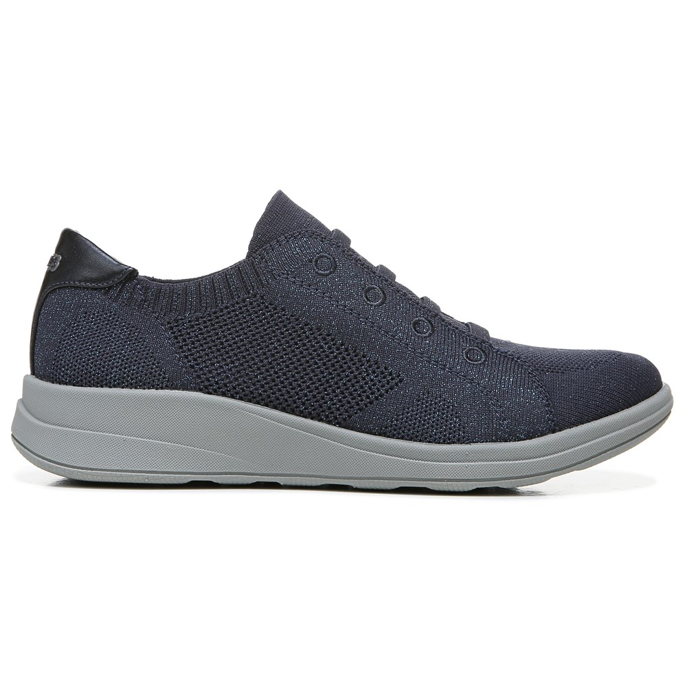 Bzees Golden Knit Slip On Sneaker - Metallic Navy Blazer