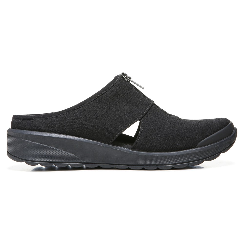 Bzees Gabby Wedge Slip On - Black Fabric  Bzees Gabby Wedge Slip On - Black Fabric