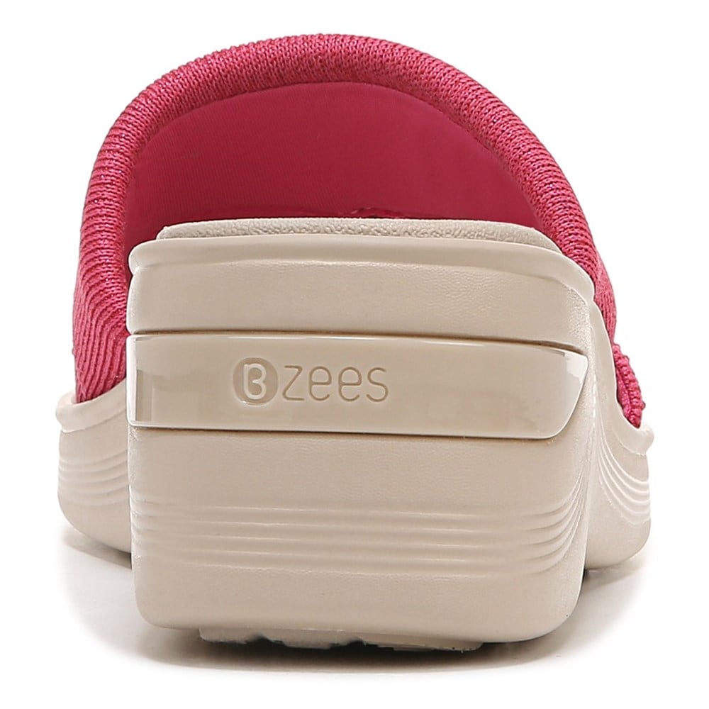Bzees Dynasty Bright Wedge Sandal - Pink Fabric Bzees Dynasty Bright Wedge Sandal - Pink Fabric