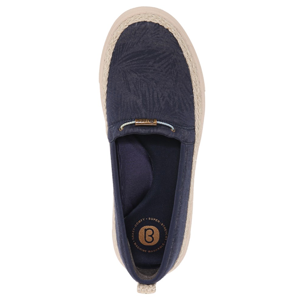 Bzees Maui Slip On - Navy Fabric
