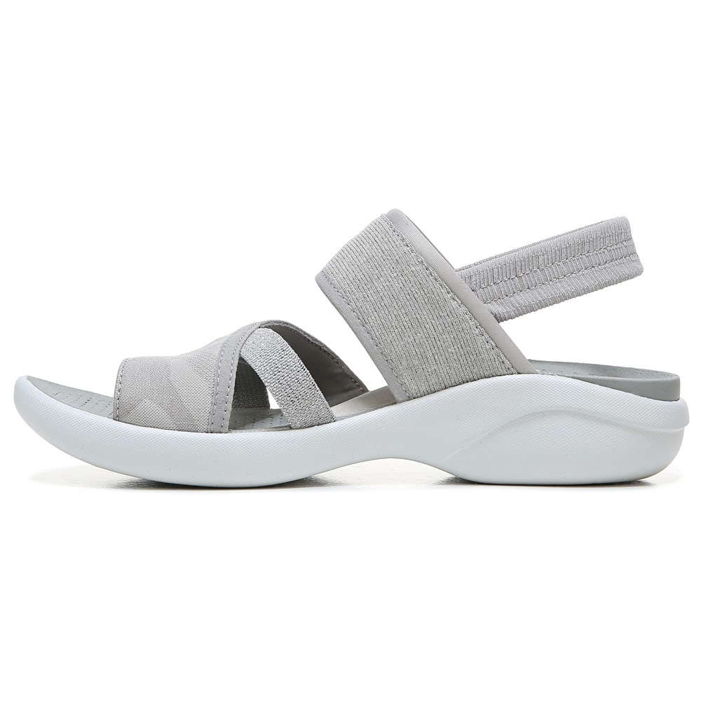 Bzees Call Me Sandal - Grey Texture Fabric Bzees Call Me Sandal - Grey Texture Fabric