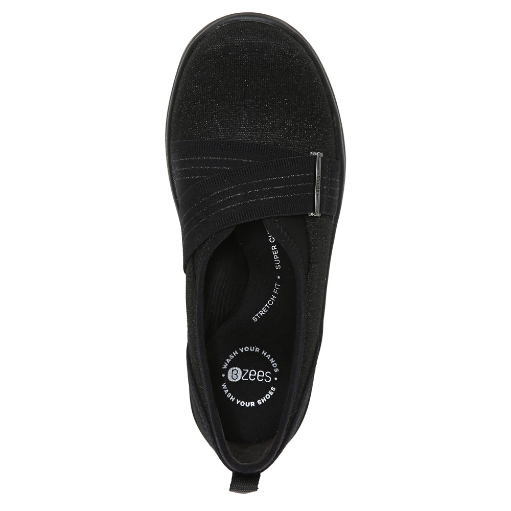 Bzees Niche III Slip On - Blacknet Fabric Bzees Niche III Slip On - Blacknet Fabric