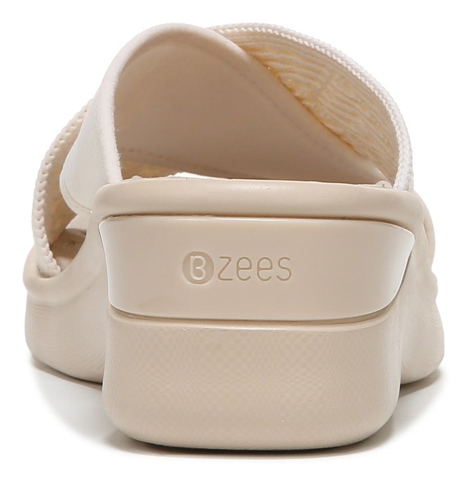 Bzees Sundance Wedge Sandal - Beige Fabric