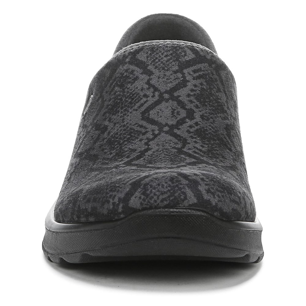 Bzees Getaway Mule Sneaker - Grey Snake Fabric