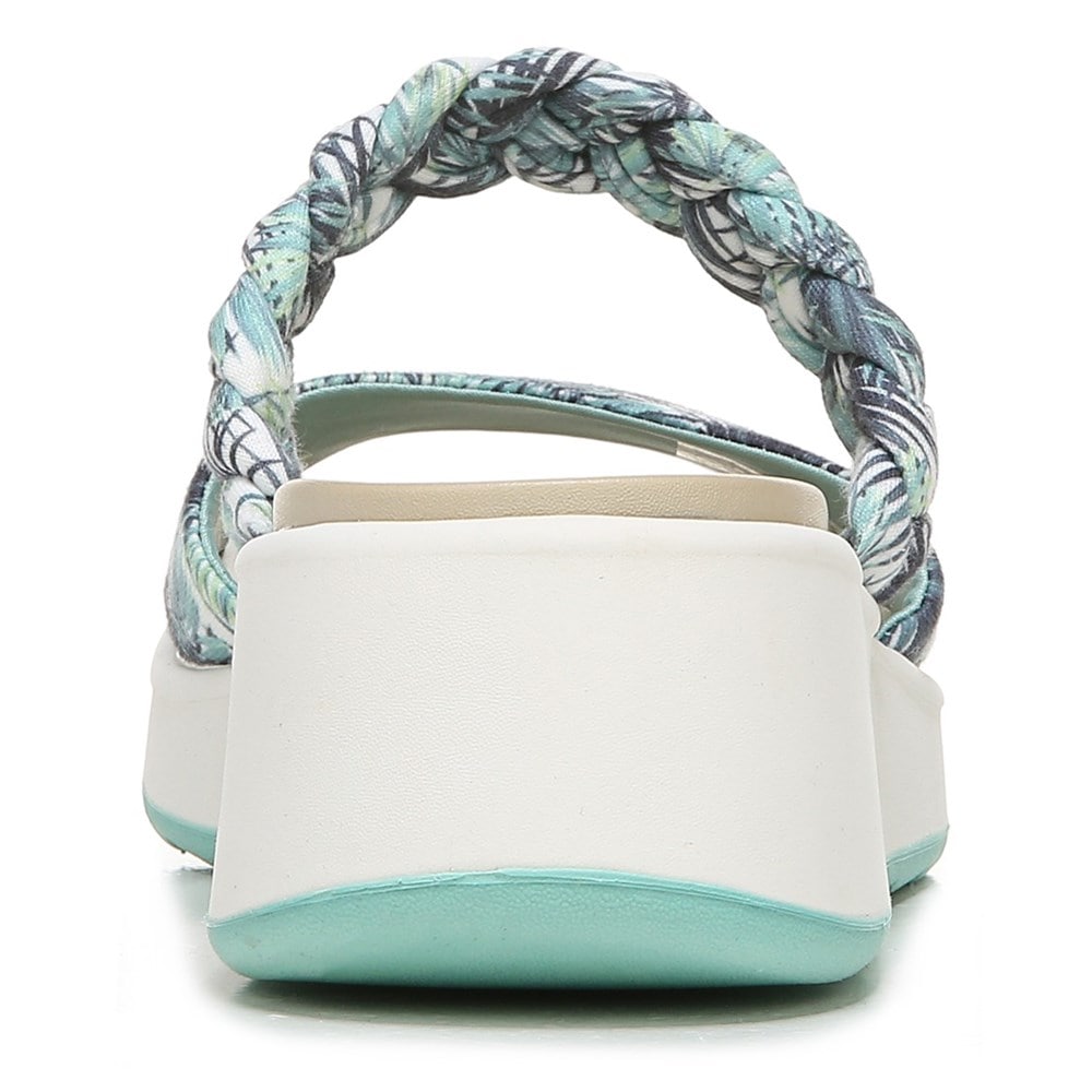 Bzees New Wave Slide Sandal - Greenleaf Fabric Bzees New Wave Slide Sandal - Greenleaf Fabric