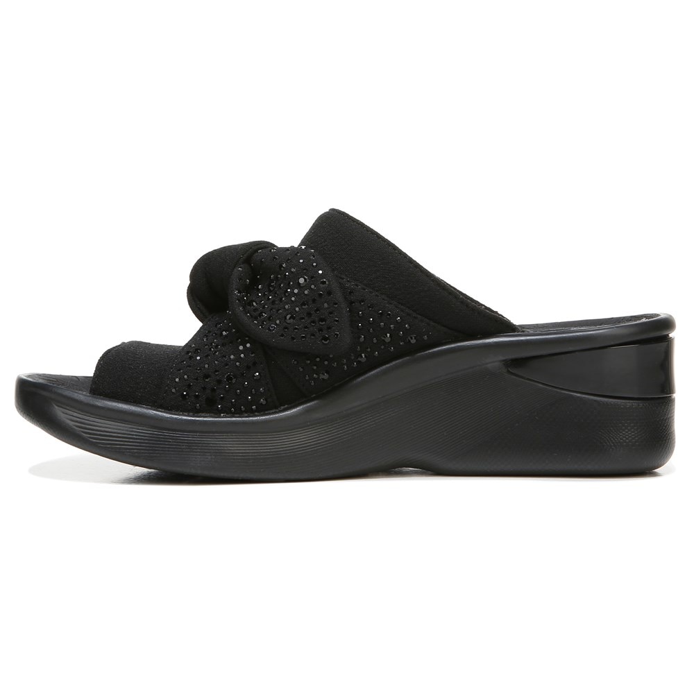 Bzees Smile Bright Slide Sandal - Black