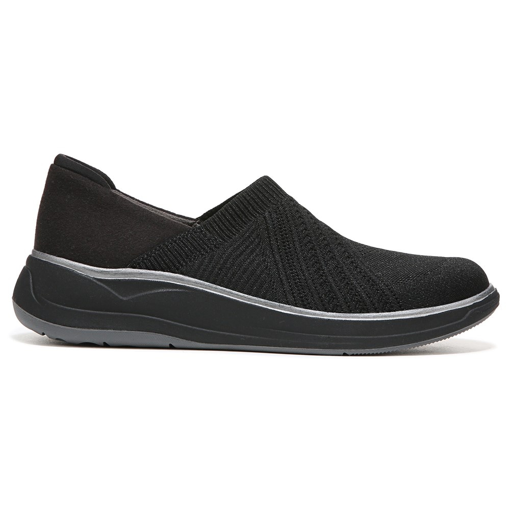 Bzees Triumph Slip On - Black Fabric