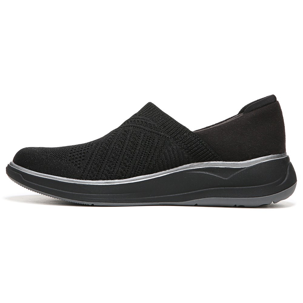 Bzees Triumph Slip On - Black Fabric