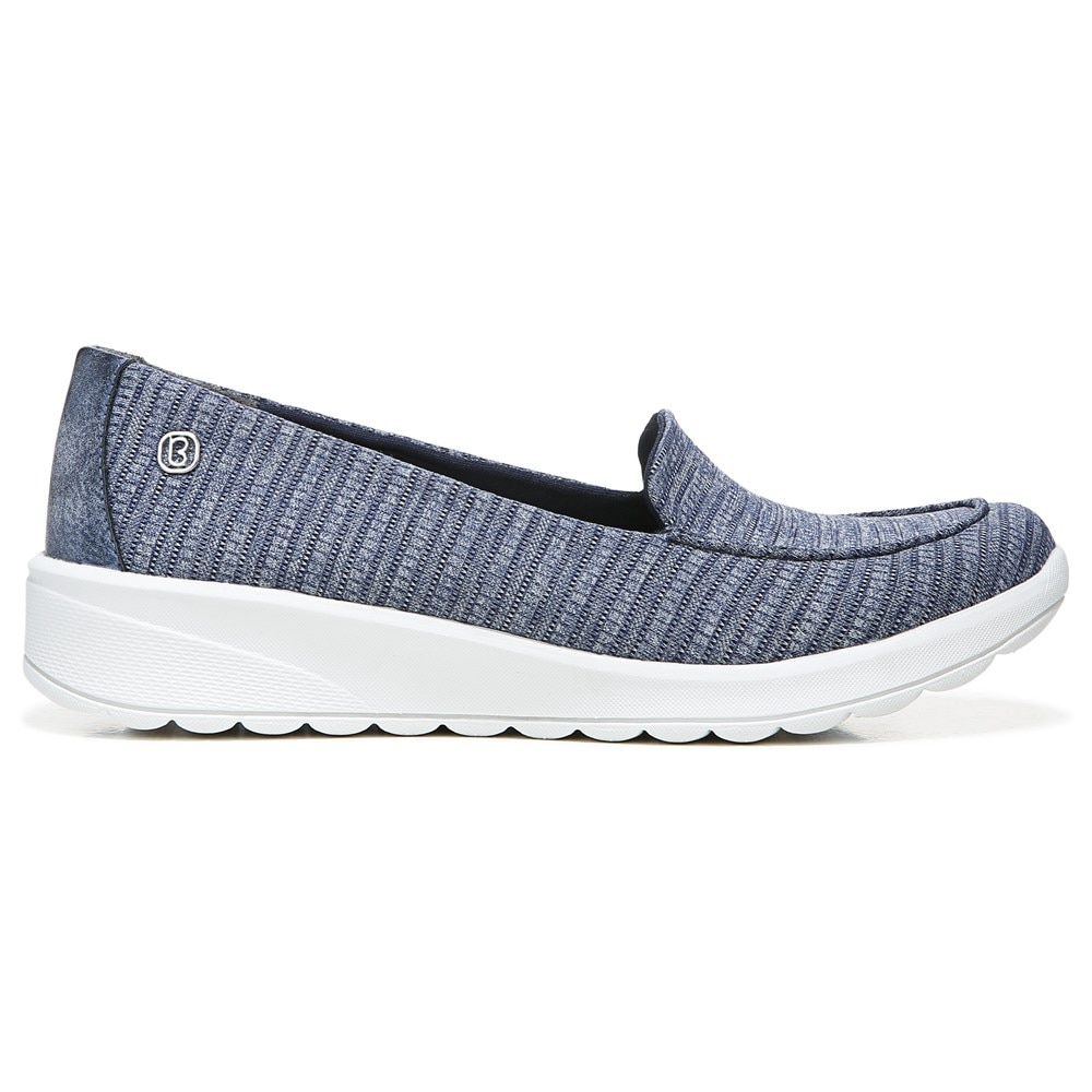 Bzees Get Movin' Slip On - Navy Fabric  Bzees Get Movin' Slip On - Navy Fabric