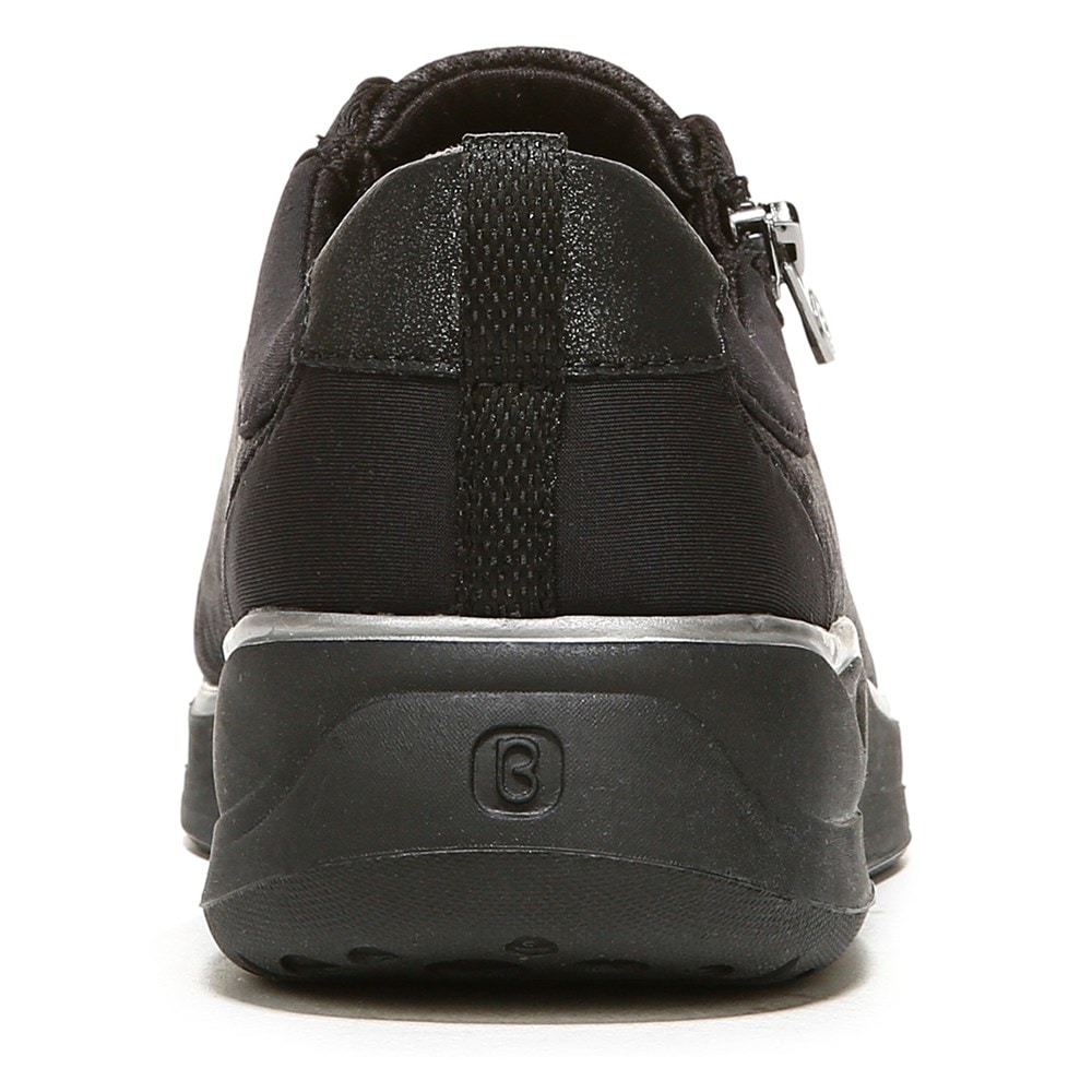 Bzees Tag Along Slip On Sneaker - Black Leopard Fabric