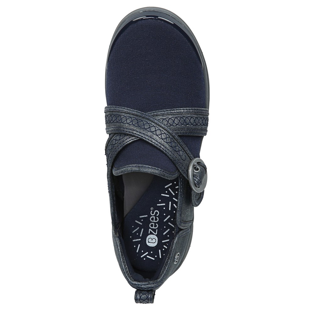 Bzees Indigo Slip On - Navy Blazer