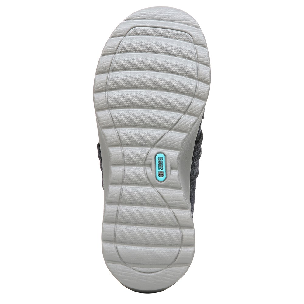 Bzees Glimmer Slip On - Navy Shimmer Fabric Bzees Glimmer Slip On - Navy Shimmer Fabric