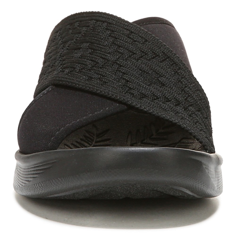 Bzees Sundance Wedge Sandal - Black Fabric