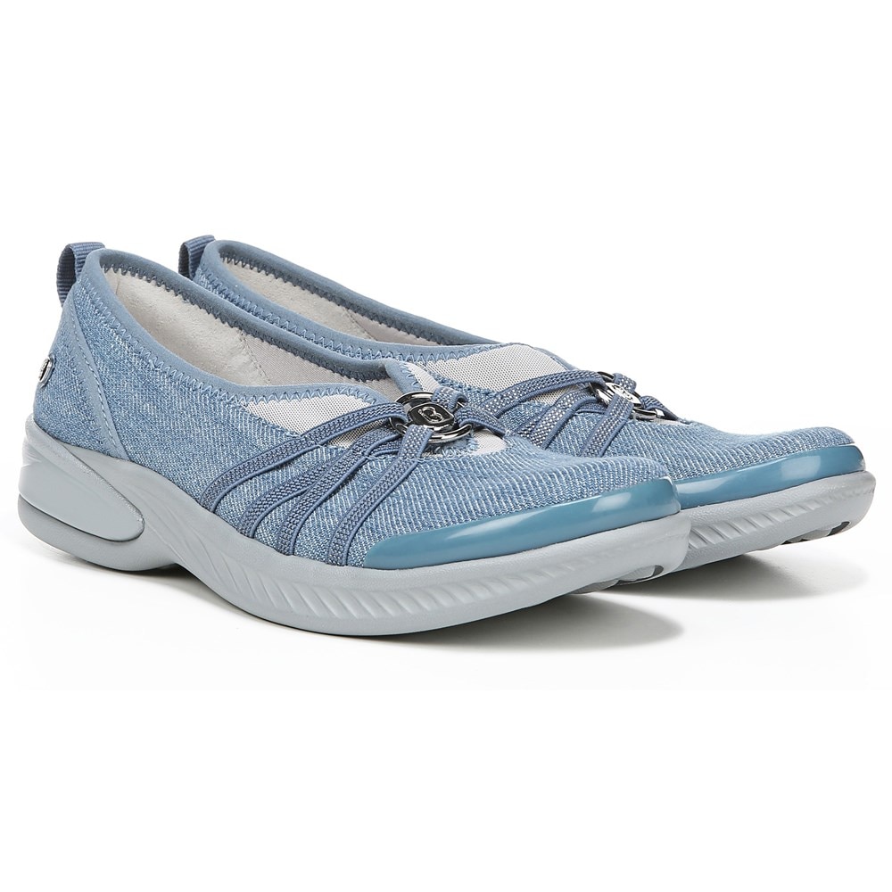 Bzees Niche Slip On - Washed Denim Fabric