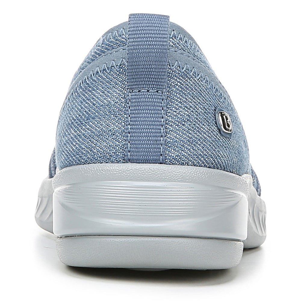 Bzees Niche Slip On - Washed Denim Fabric Bzees Niche Slip On - Washed Denim Fabric