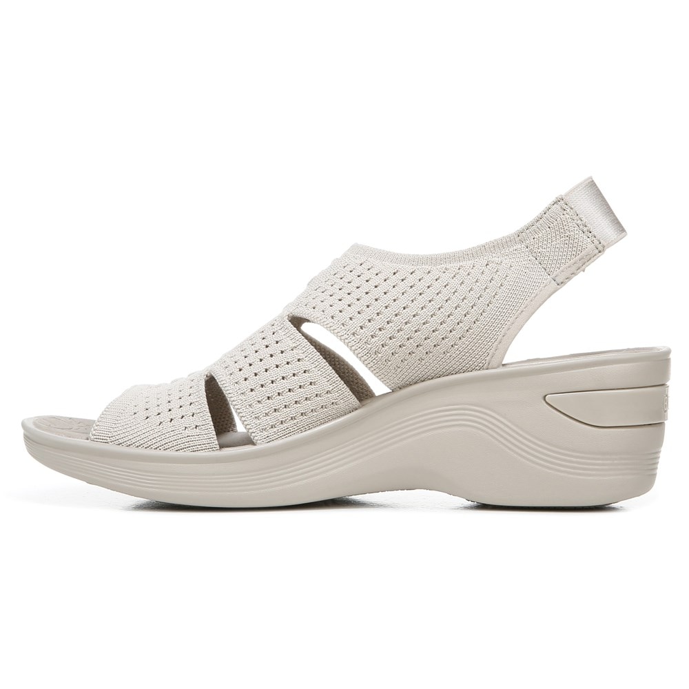 Bzees Double Up Slingback Wedge Sandal - Sand Knit  Bzees Double Up Slingback Wedge Sandal - Sand Knit