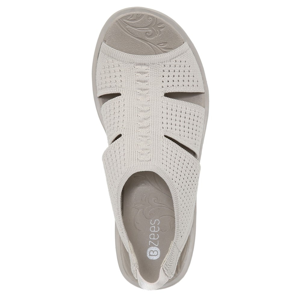 Bzees Double Up Slingback Wedge Sandal - Sand Knit  Bzees Double Up Slingback Wedge Sandal - Sand Knit