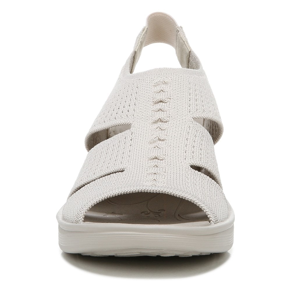 Bzees Double Up Slingback Wedge Sandal - Sand Knit  Bzees Double Up Slingback Wedge Sandal - Sand Knit