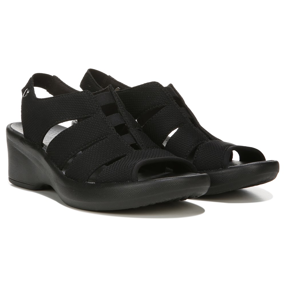 Bzees Finale Peep Toe Sandal - Black  Bzees Finale Peep Toe Sandal - Black