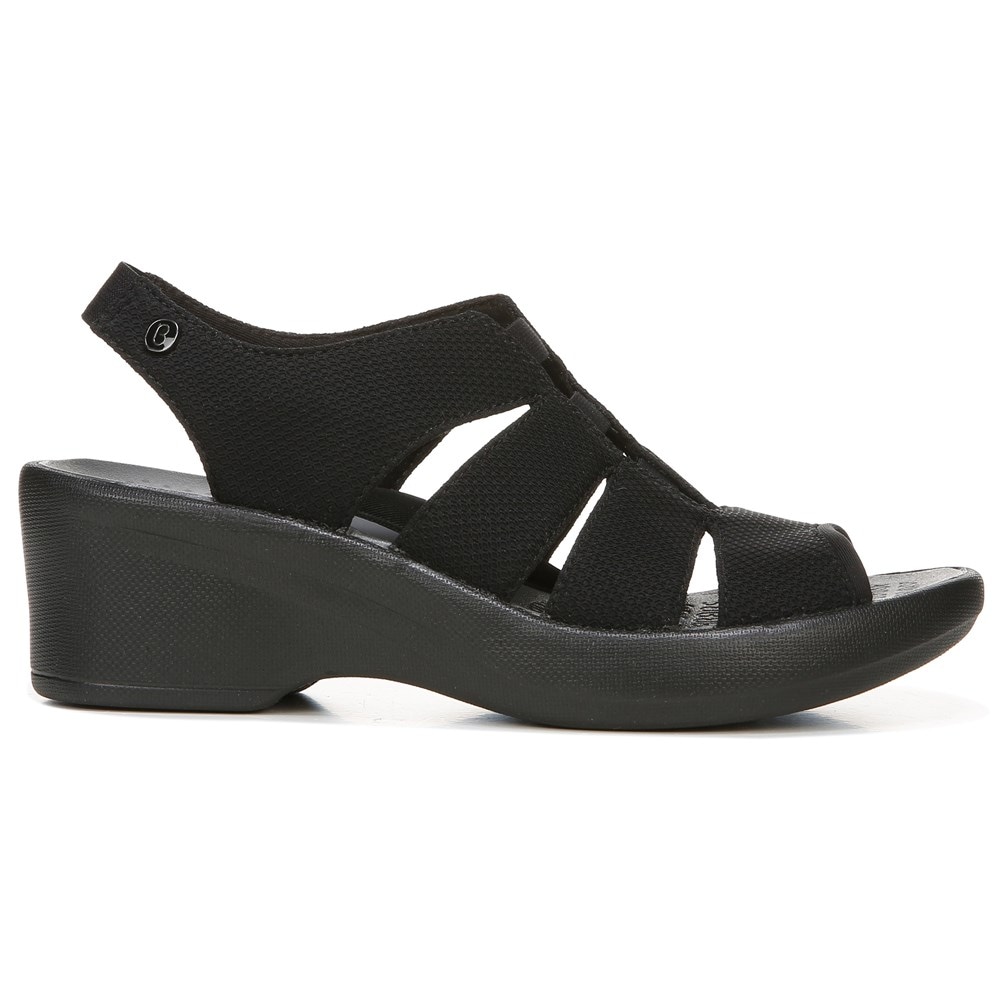 Bzees Finale Peep Toe Sandal - Black  Bzees Finale Peep Toe Sandal - Black