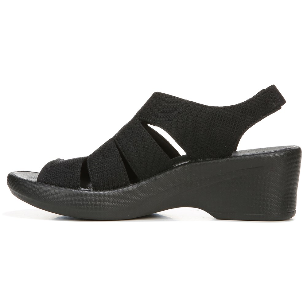 Bzees Finale Peep Toe Sandal - Black  Bzees Finale Peep Toe Sandal - Black
