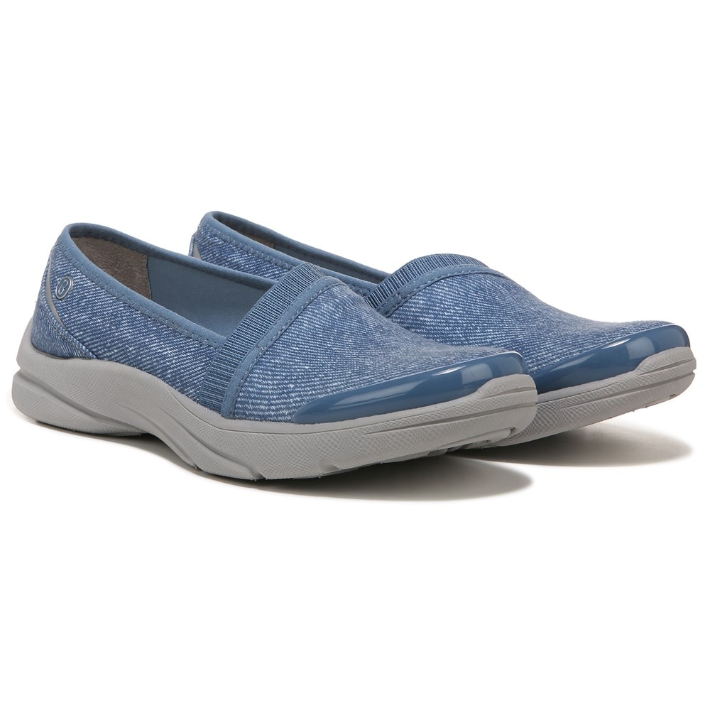 Bzees Lollipop Slip On - Blue Denim Fabric